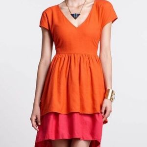 Anthropologie Tenoversix Dress silk blend S 2 4
